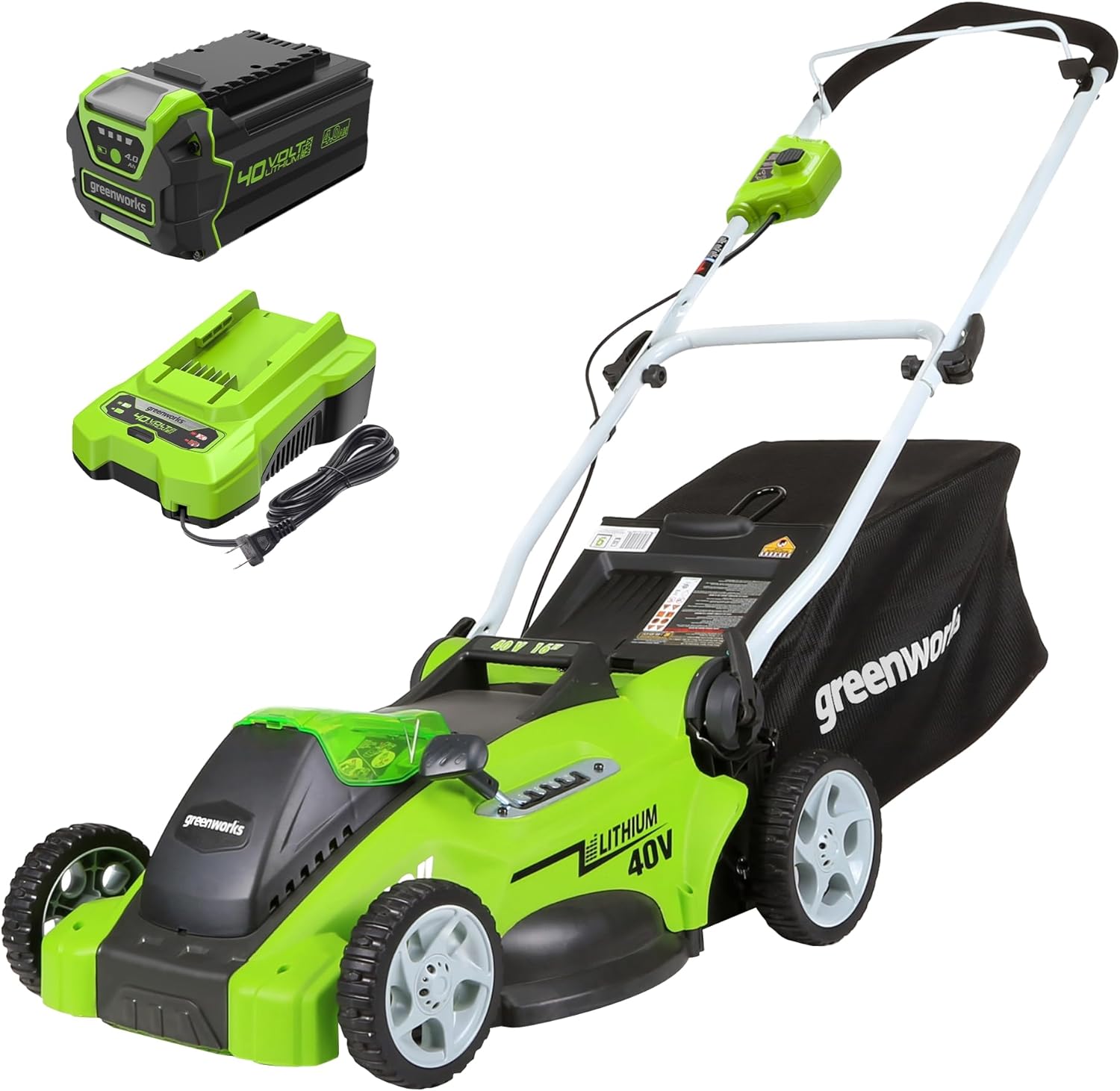 Hyper Tough 20-Inch 125cc Gas Push Lawn Mower with Briggs and Stratton Engine